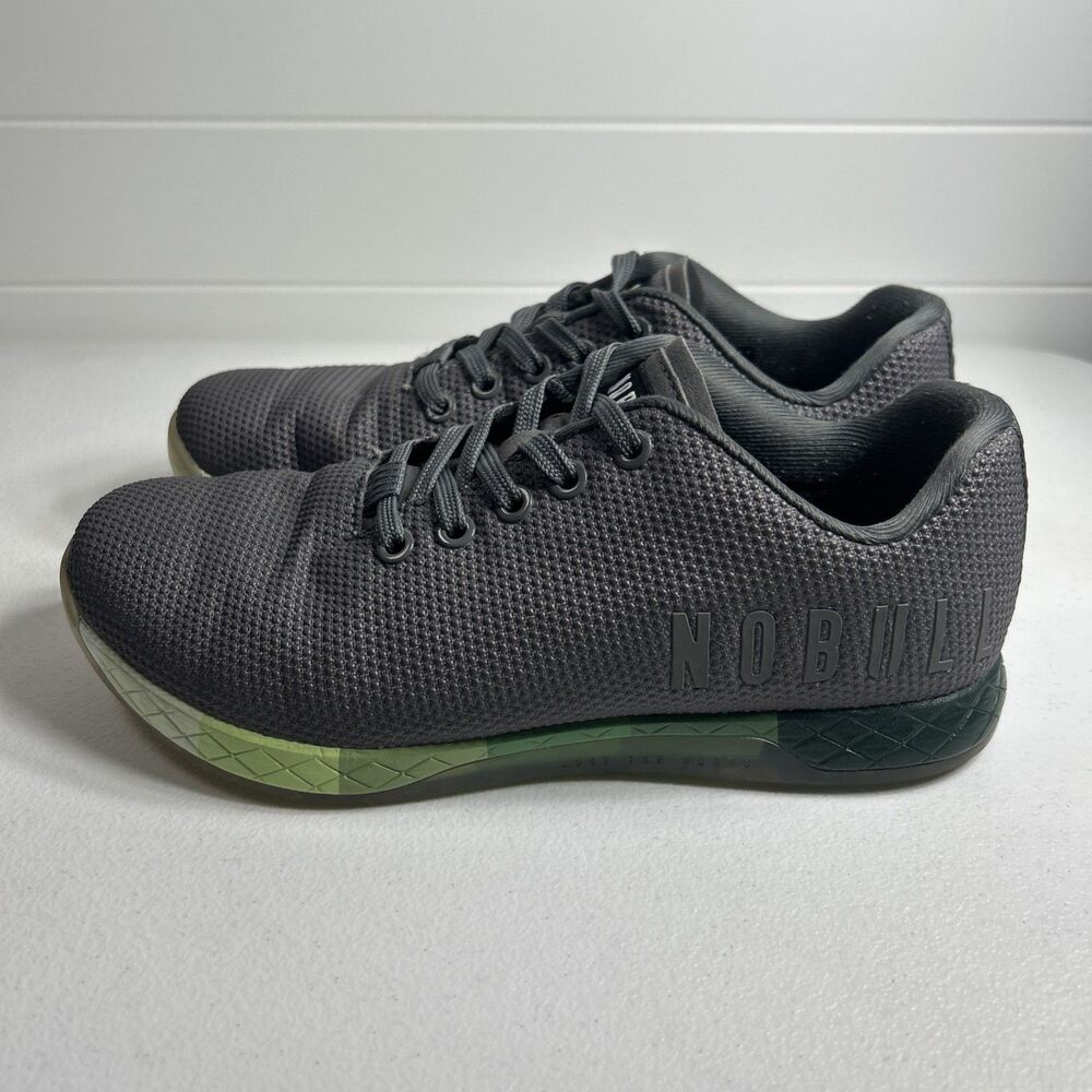 Nobull Shoes Mens Sz 6.5 Women 8 Gray SuperFabric Trainer Outwork Crossfit Gym - Picture 4 of 11